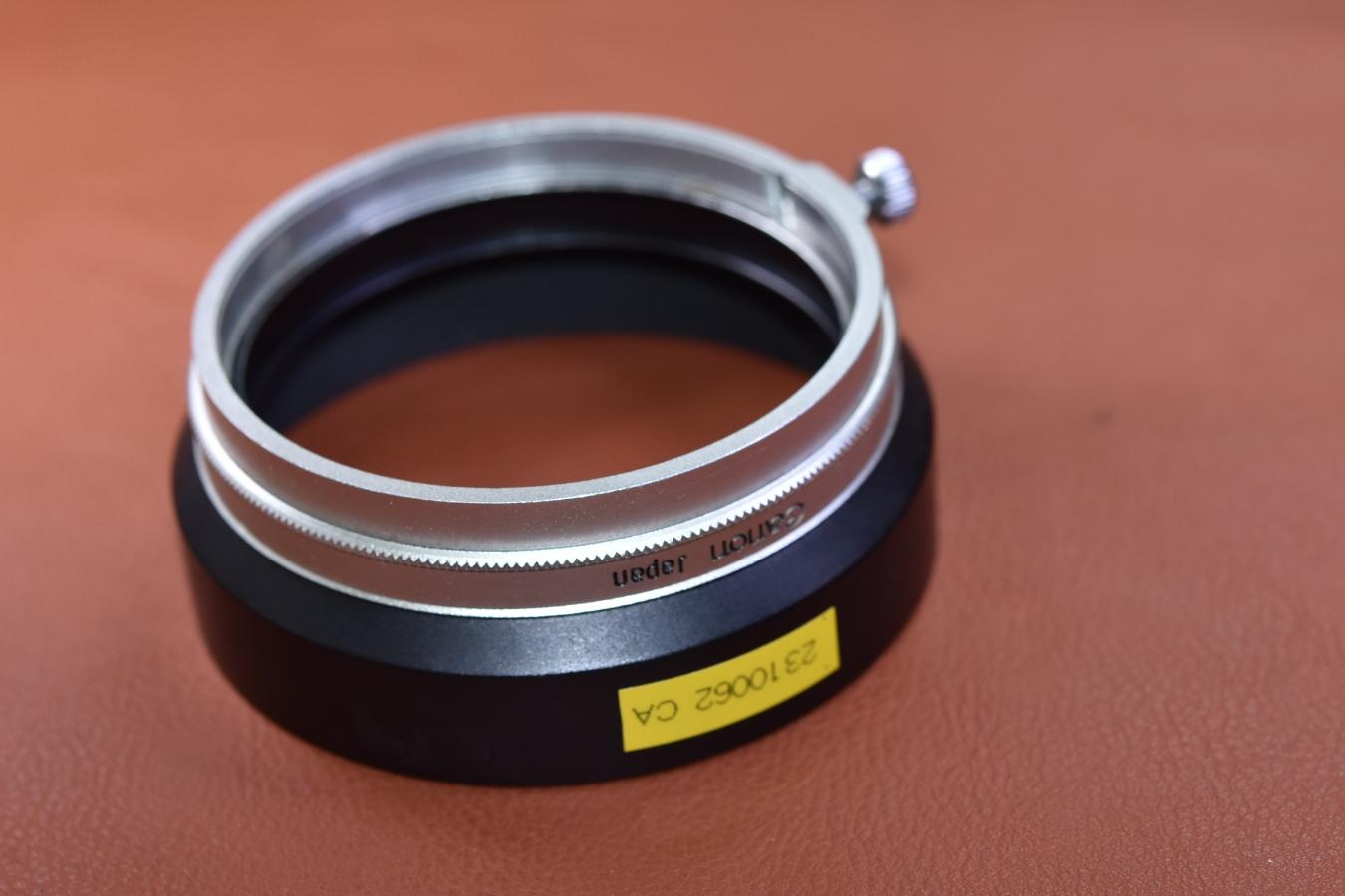 【絶版アクセサリー】Canon 内径50mm被せ式 METAL HOOD 【Canon 50/1.4(L)等用】