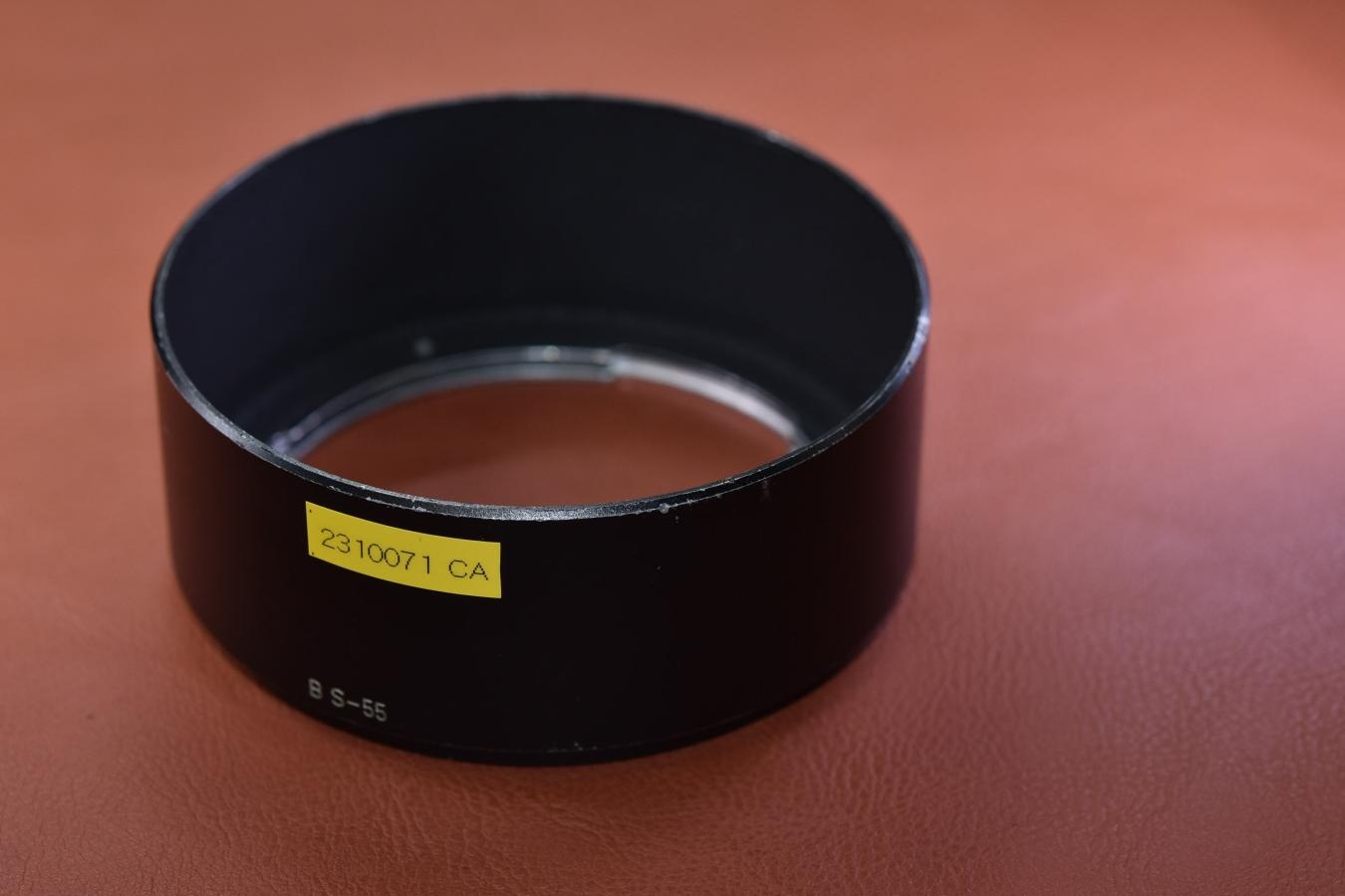 【絶版アクセサリー】Canon BT-55 【Canon FD85/1.8、100/2.8等用】※希少なメタルフード!!