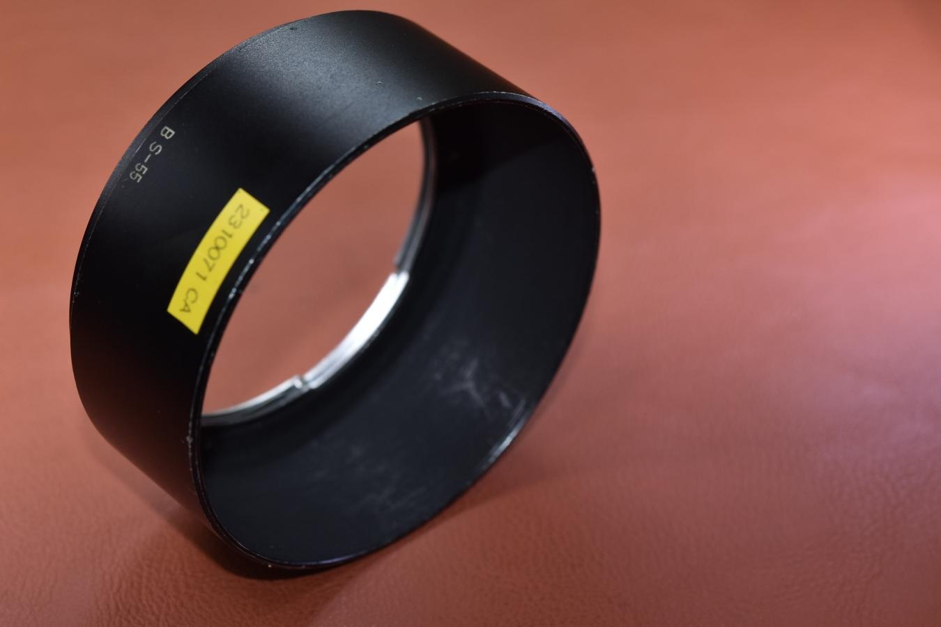【絶版アクセサリー】Canon BT-55 【Canon FD85/1.8、100/2.8等用】※希少なメタルフード!!