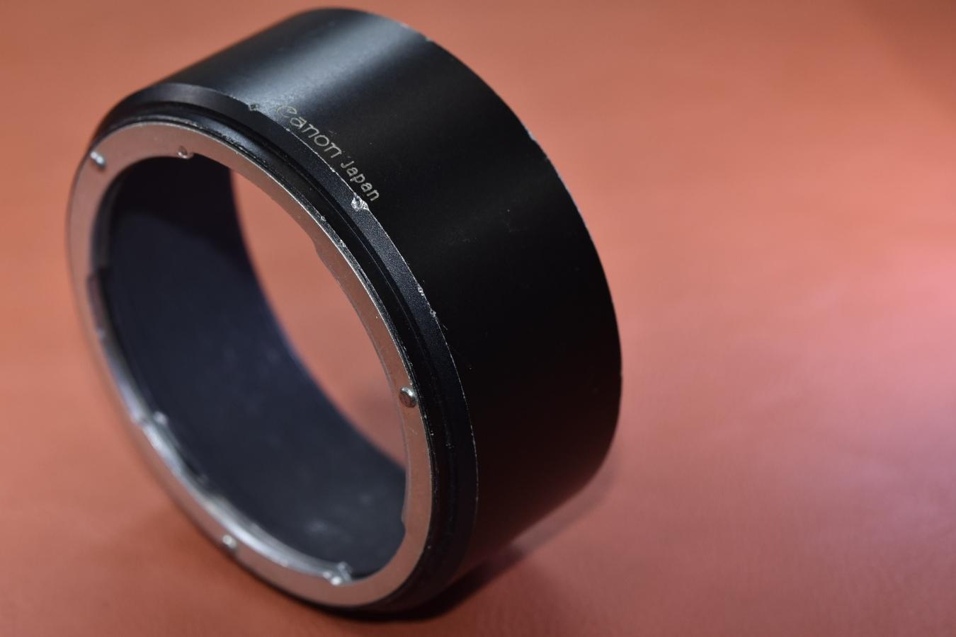 【絶版アクセサリー】Canon BT-55 【Canon FD85/1.8、100/2.8等用】※希少なメタルフード!!