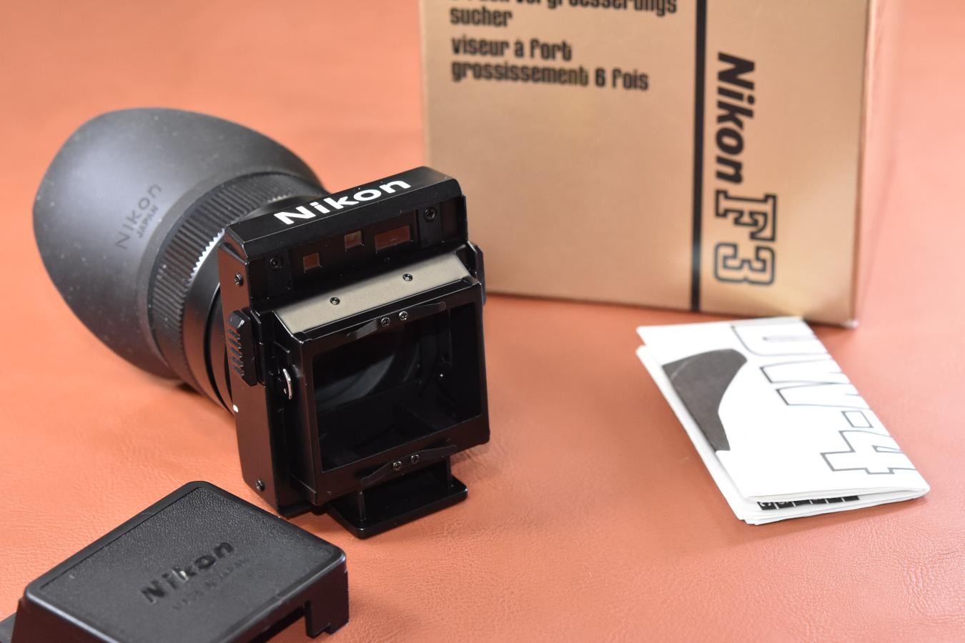 【コレクション向け】Nikon DW-4  6×high magnification finder 元箱付 【Nikon F3用】