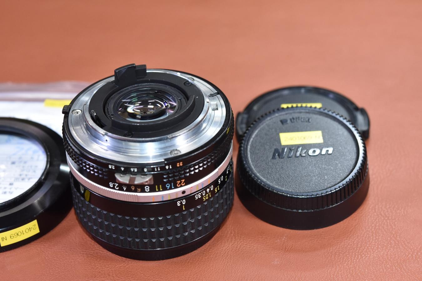 Ai-S NIKKOR 24mm F2.8  整備済 【純正フードHN-1付】