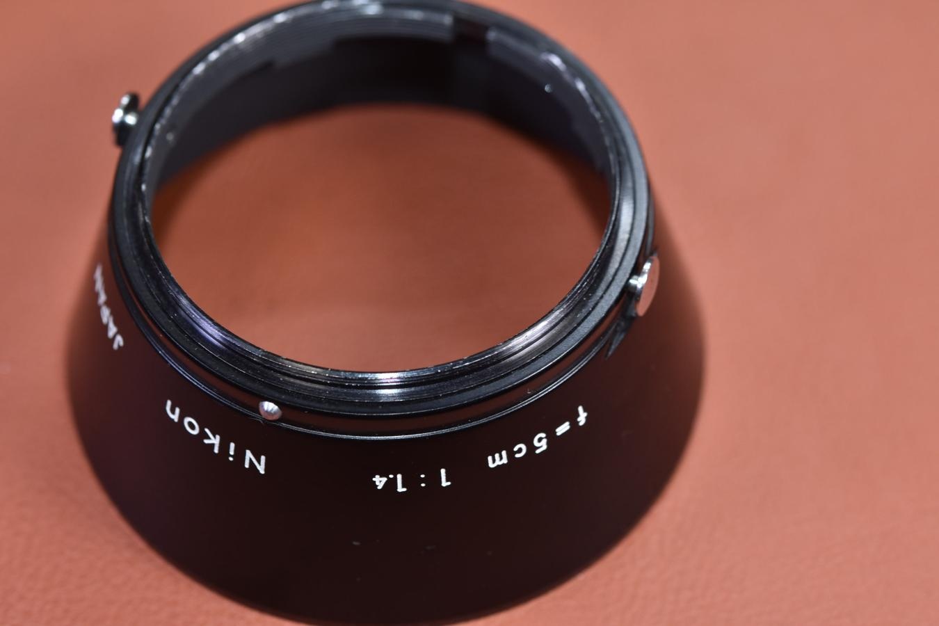 Nikon 5cm F1.4 METAL HOOD 【Nikon Sマウント 50/1.4用】