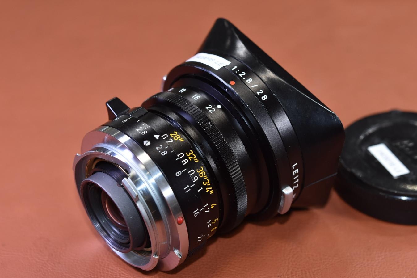 LEICA ELMARIT-M 28mm F2.8 第3世代 純正フード12501付 【276万台1976年製】