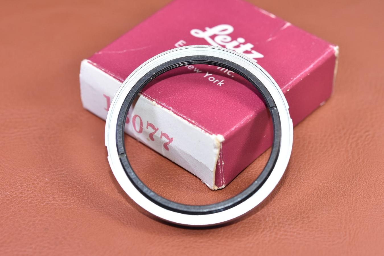 【希 少】LEICA Filter Adapter SOOEY 13077P  元箱付【41mm径やズミタール用Filterを39mm径に変換するアダプター】