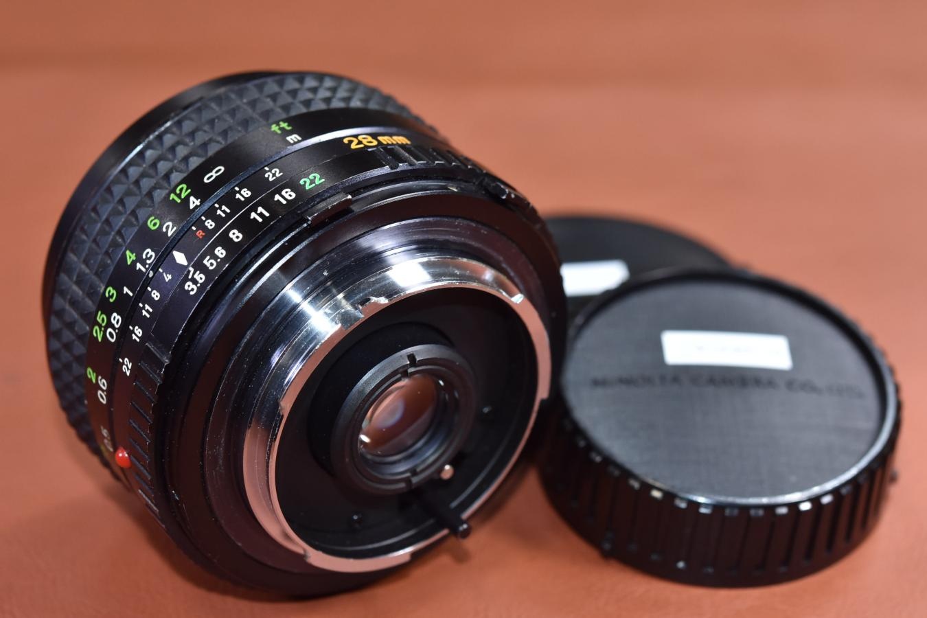 MINOLTA MD W.ROKKOR 28mm F3.5【初めてのオールドレンズにオススメ】