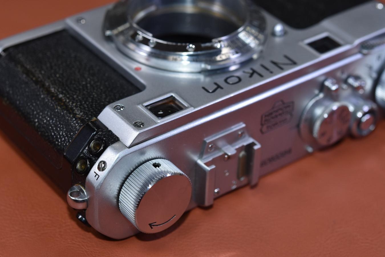 【コレクション向け】Nikon MS 黒目ソケット MADE IN OCCUPIED JAPAN ボディと裏蓋のシリアルナンバー一致【キレイな物をお探しの方必見!!自信ありの逸品!!】