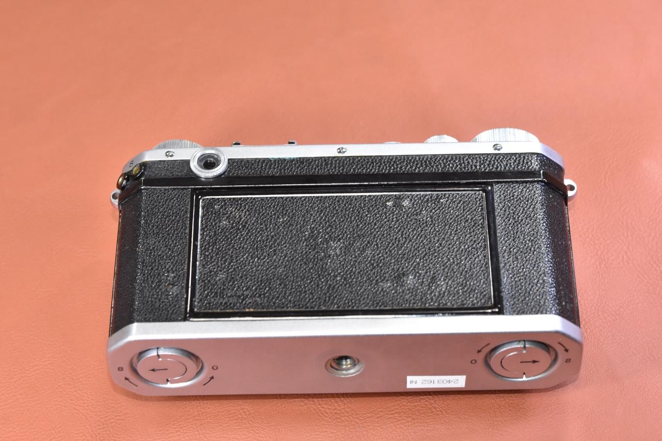 【コレクション向け】Nikon MS 黒目ソケット MADE IN OCCUPIED JAPAN ボディと裏蓋のシリアルナンバー一致【キレイな物をお探しの方必見!!自信ありの逸品!!】
