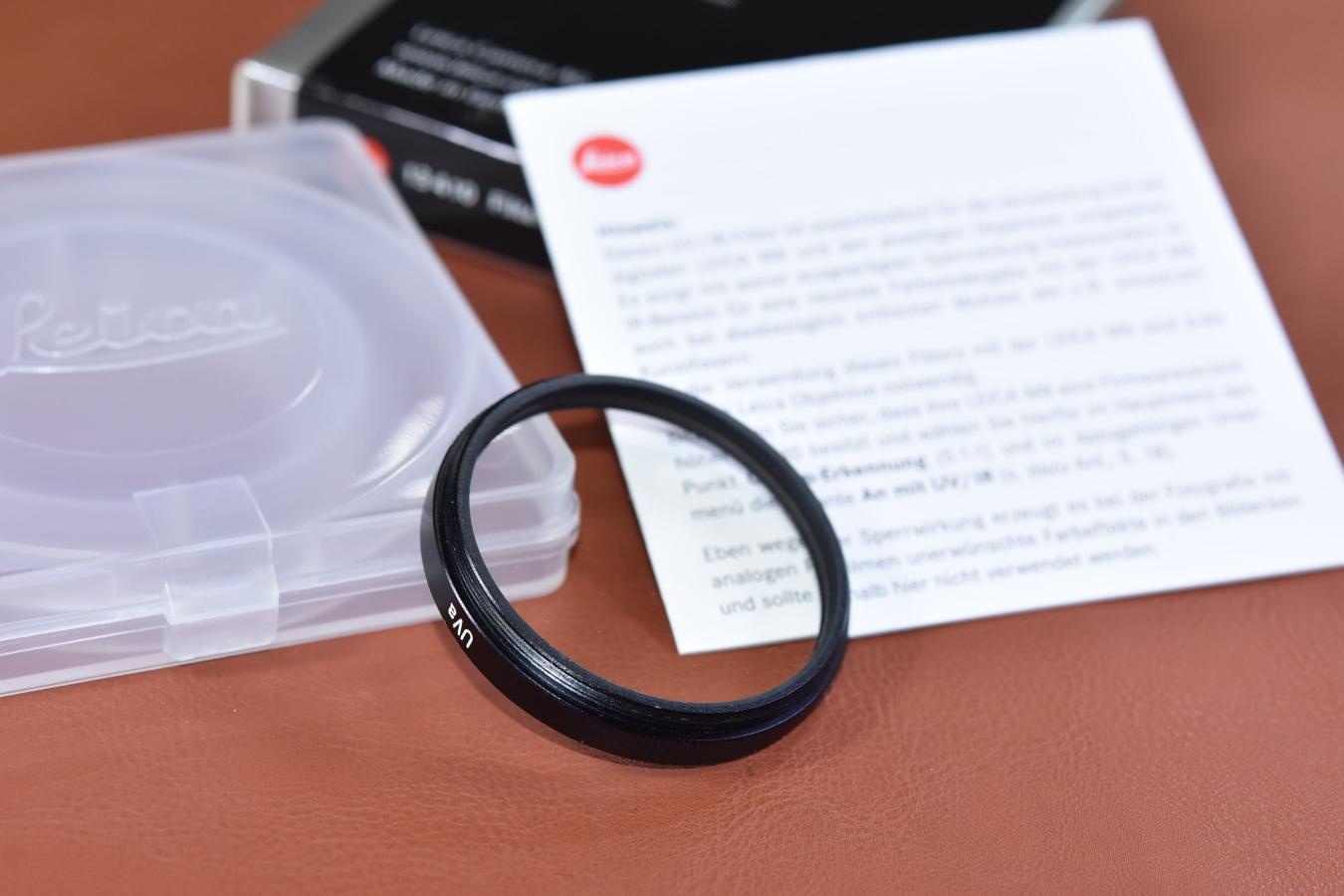 LEICA E39 UVa Filter Black 【元箱付】