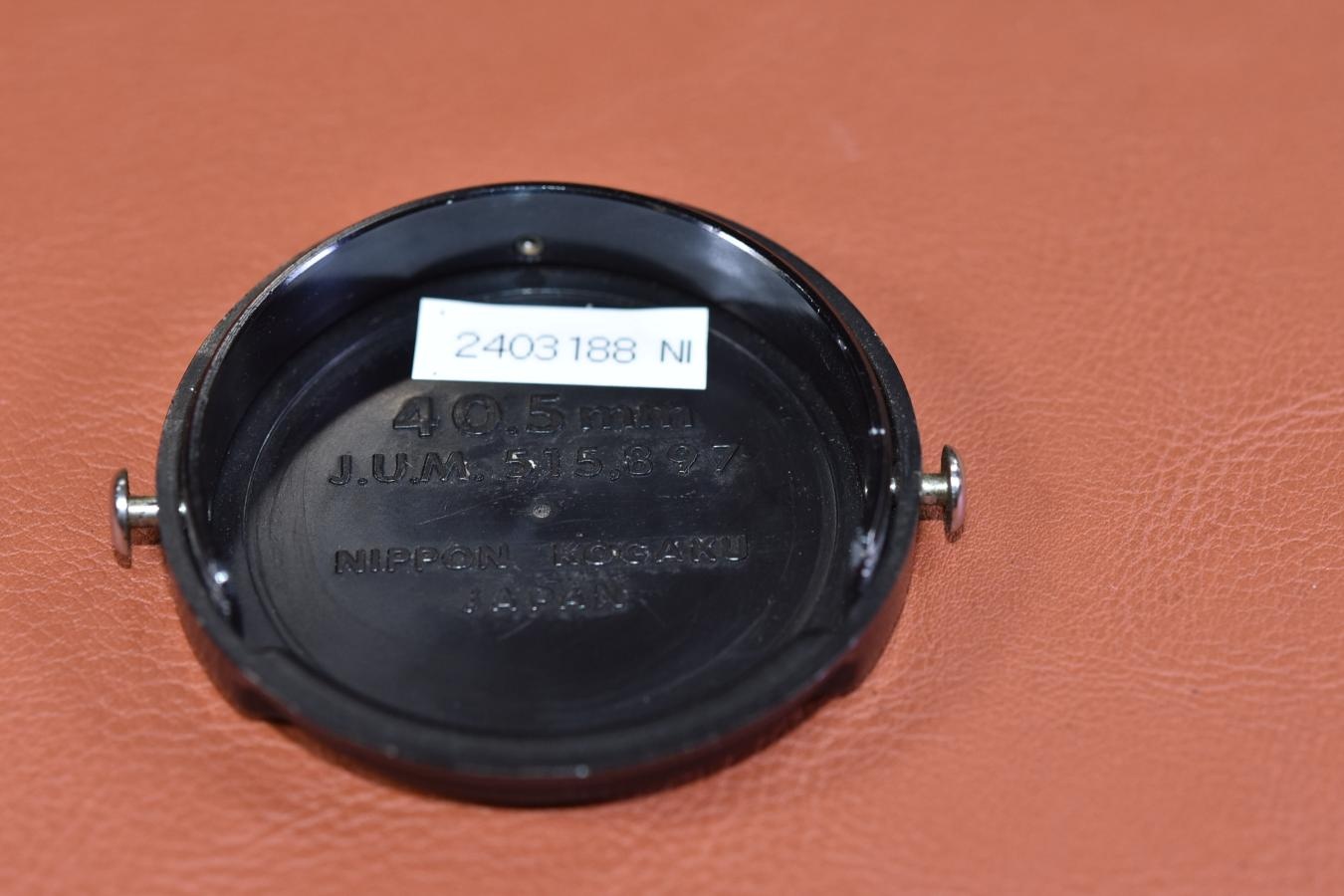 【希 少】 NIKKOR銘 40.5mm LENS CAP