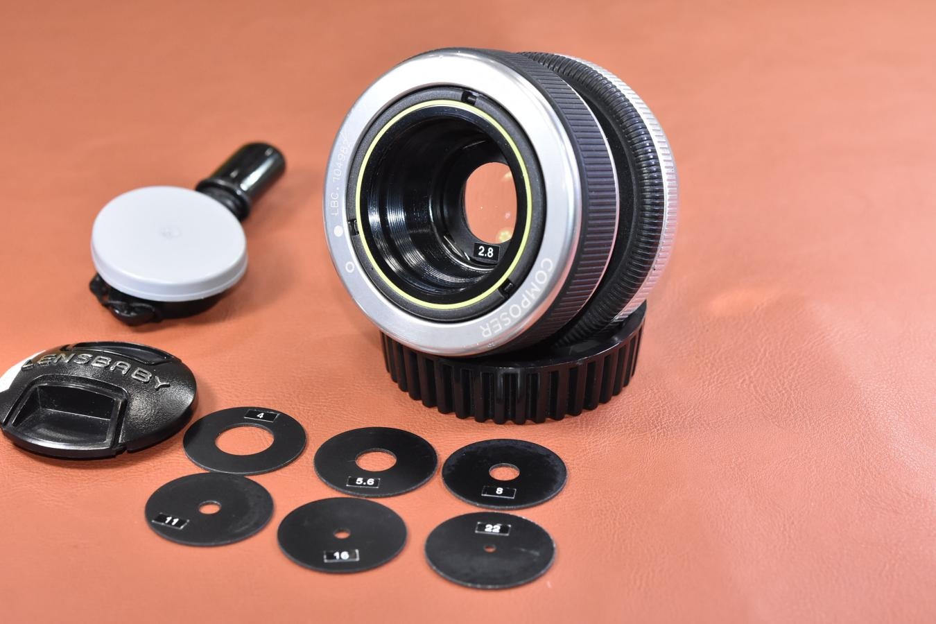 LENSBABY COMPOSER ティルトレンズ 絞りリング一式 【Canon EFレンズ】