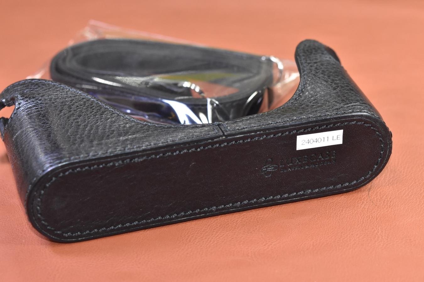 LUXE CASE Black ストラップ付【LEICA M6、MP用】
