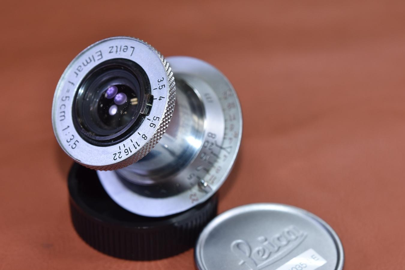 LEICA Red Elmar 5cm F3.5 沈胴 m表記 137万台1956年製 【LEICA Lマウントレンズ】