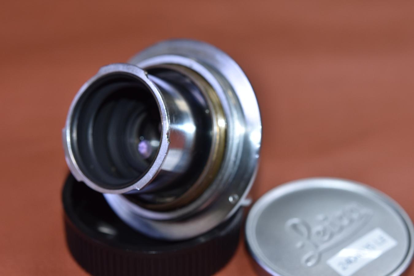 LEICA Red Elmar 5cm F3.5 沈胴 m表記 137万台1956年製 【LEICA Lマウントレンズ】