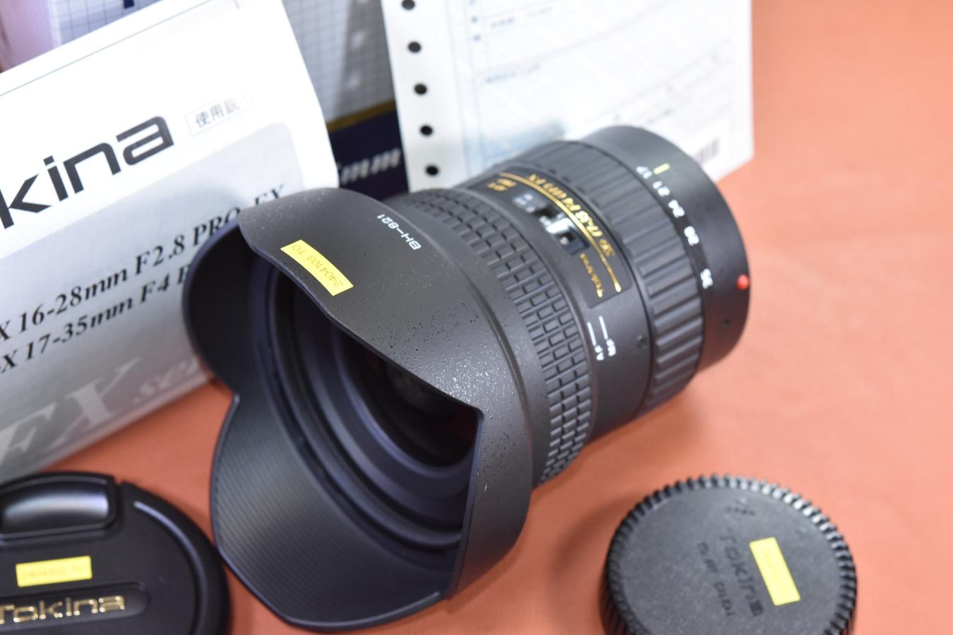Tokina AT-X 17-35mm F4 PRO FX 元箱付一式 Canon EFマウントレンズ【キレイな物をお探しの方必見!!自信ありの逸品!!】