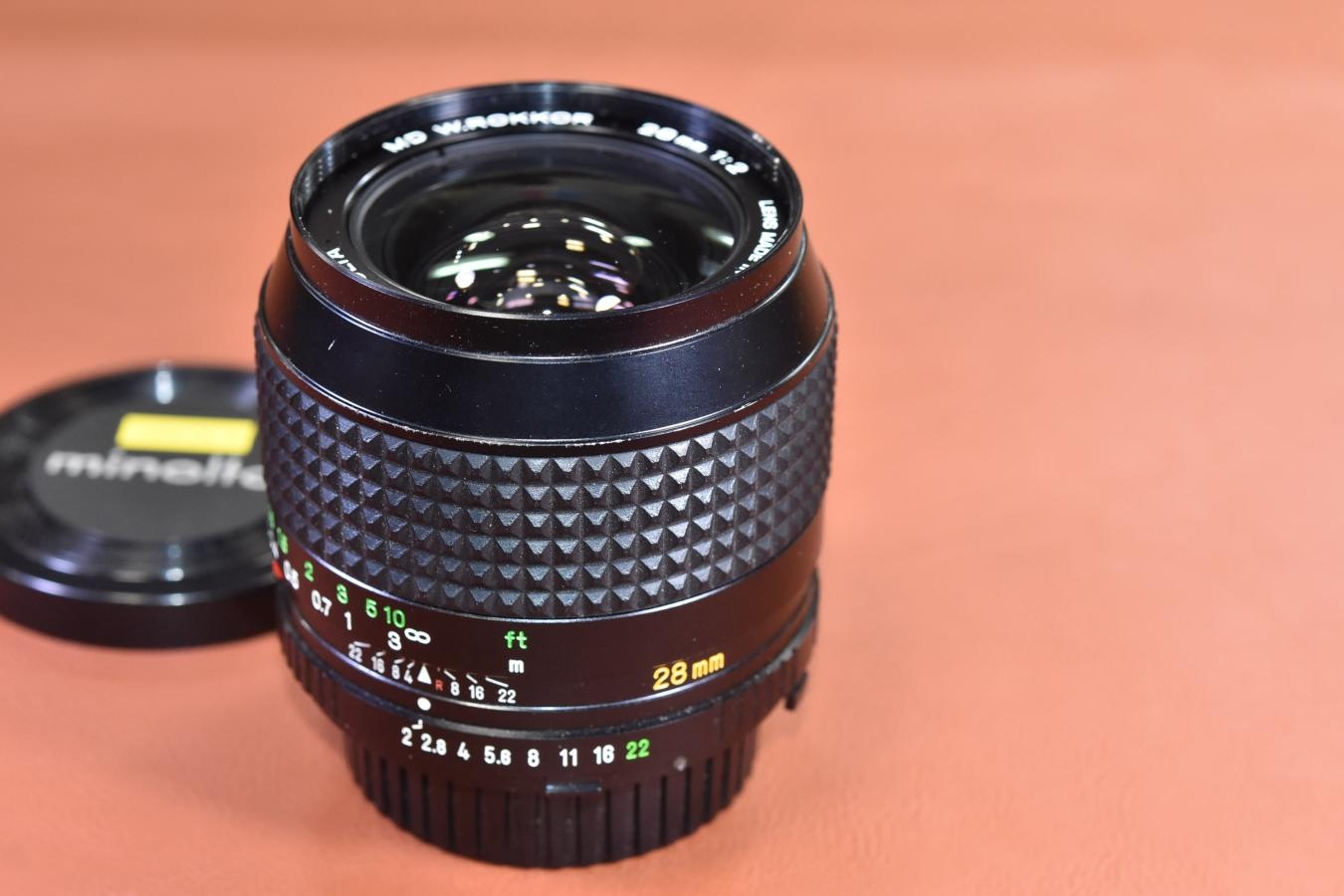 【希 少】MINOLTA MD W.ROKKOR 28mm F2