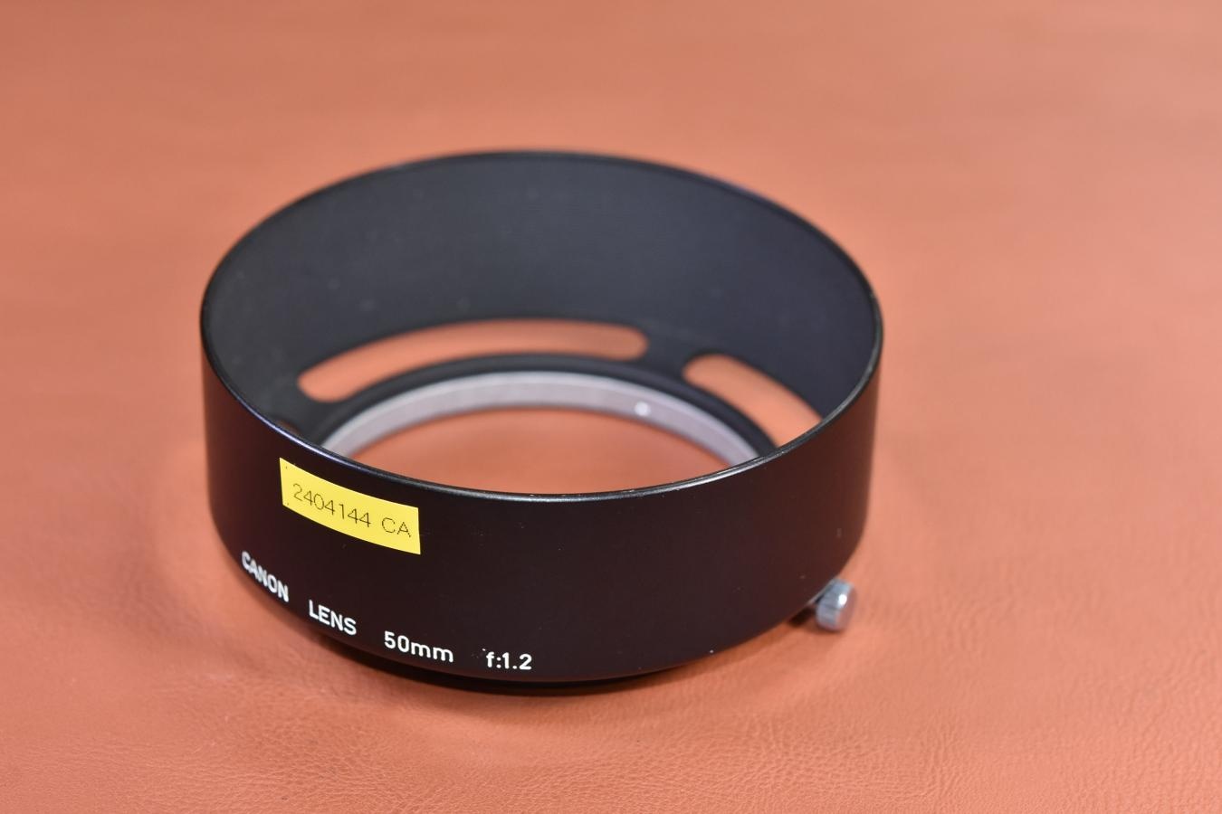 Canon 50/1.2用METAL HOOD【キレイな物をお探しの方必見!!自信ありの逸品!!】