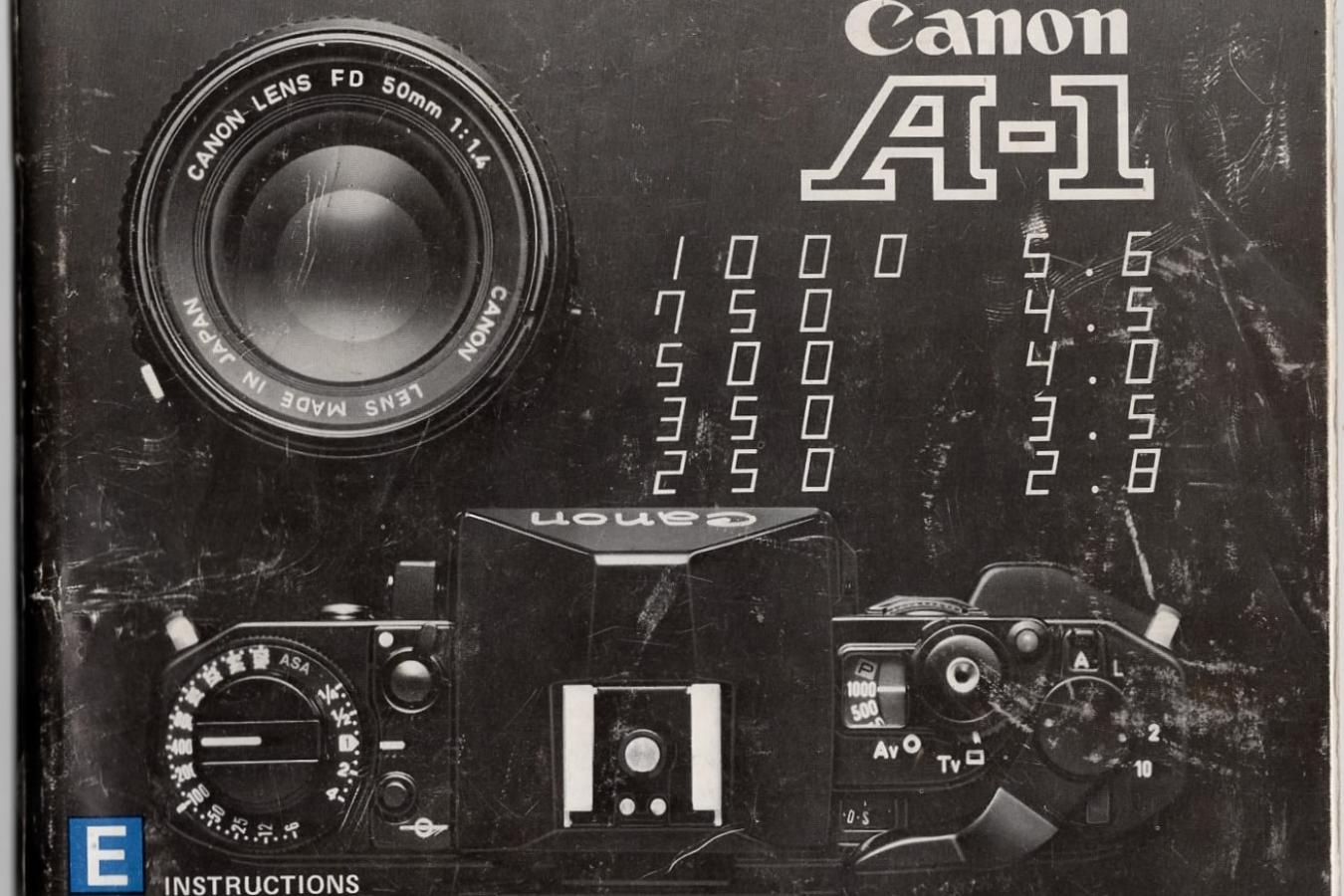 【絶版取説】Canon A-1 和文・英文 取説2冊セット