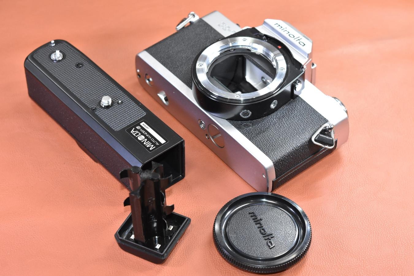 minolta X-7 Silver 【MINOLTA AUTO WINDER G 付】