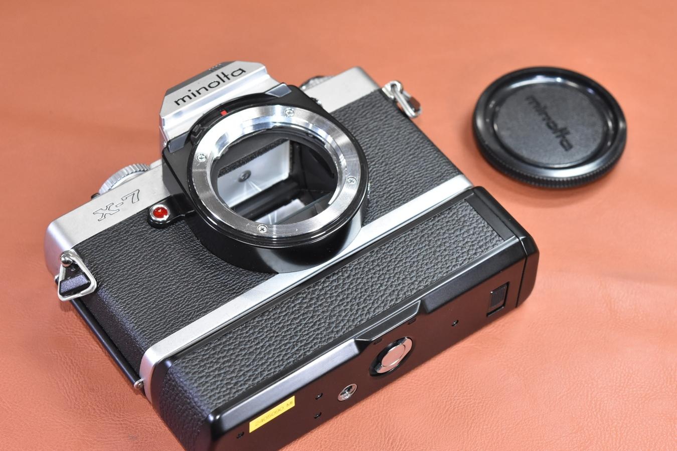 minolta X-7 Silver 【MINOLTA AUTO WINDER G 付】