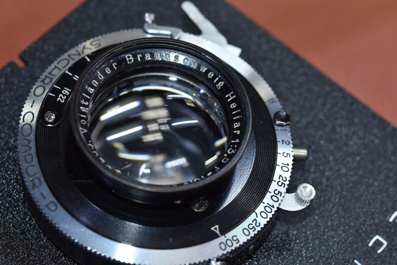 【希 少】 Voigtlander Heliar 10.5cm F3.5 【SYNCHRO-COMPUR-Pシャッター付】