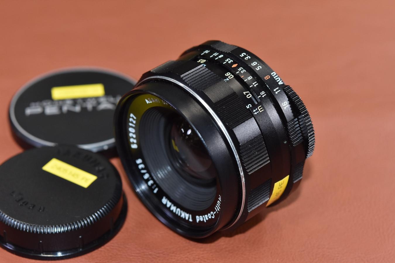 PENTAX Super-Multi-Coated TAKUMAR 35mm F3.5 【カメラ女子に絶大な人気のオールドレンズ M42マウントレンズ】
