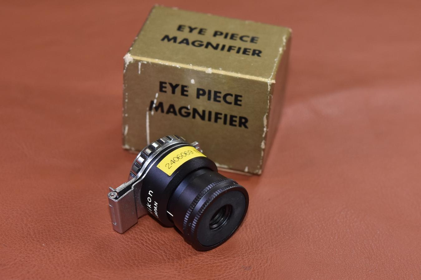 【希 少】Nikon EYE PIECE MAGNIFIER 元箱付 【Nikon F、F2、Nikomat用】 