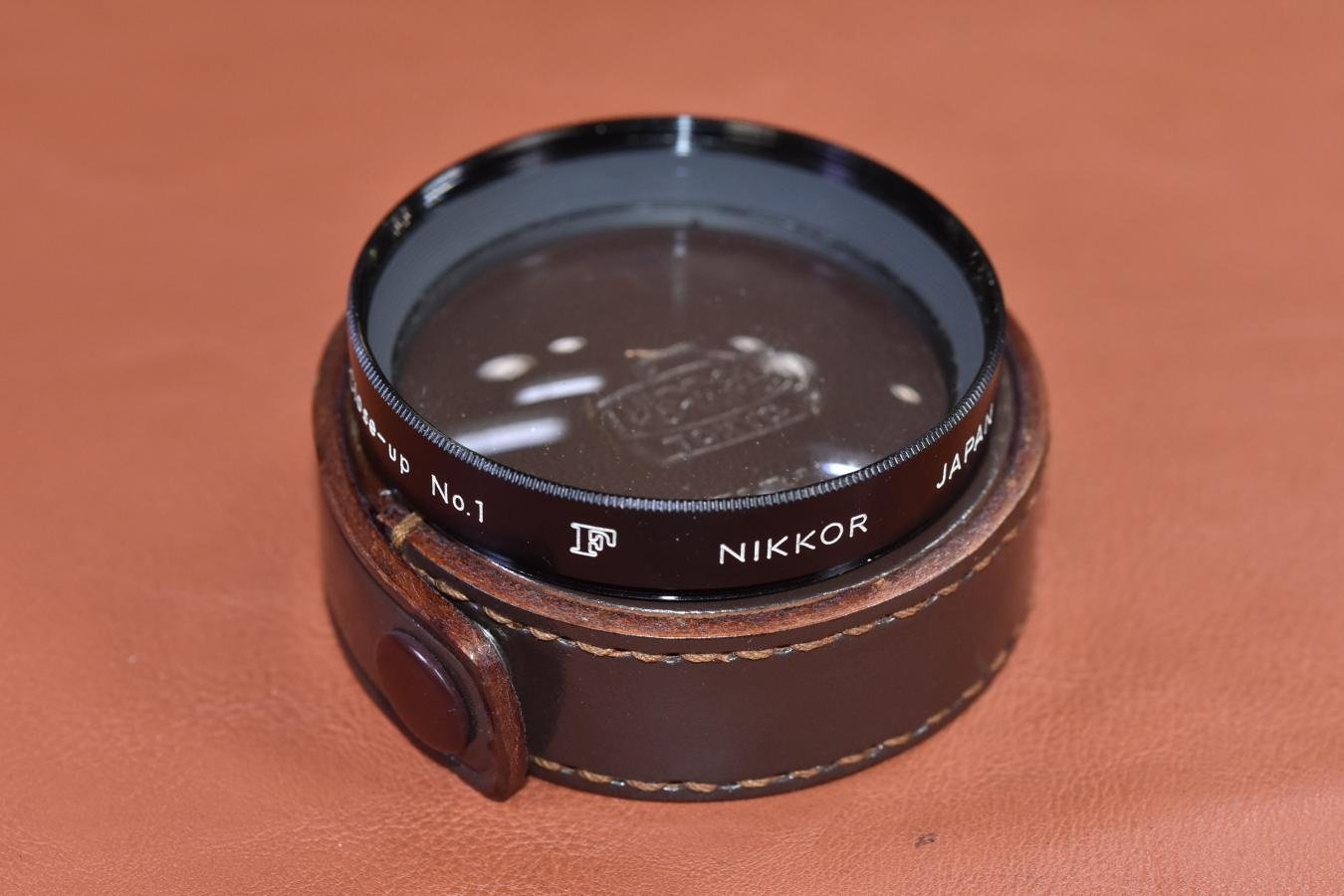 Nikon Close-up No1 52mm径 NIKKOR大文字『F』刻印あり 【Nippon Kogakuマーク入り純正ケース付】