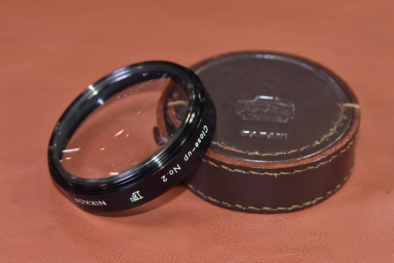 Nikon Close-up No2 52mm径 NIKKOR大文字『F』刻印あり 【Nippon Kogakuマーク入り純正ケース付】