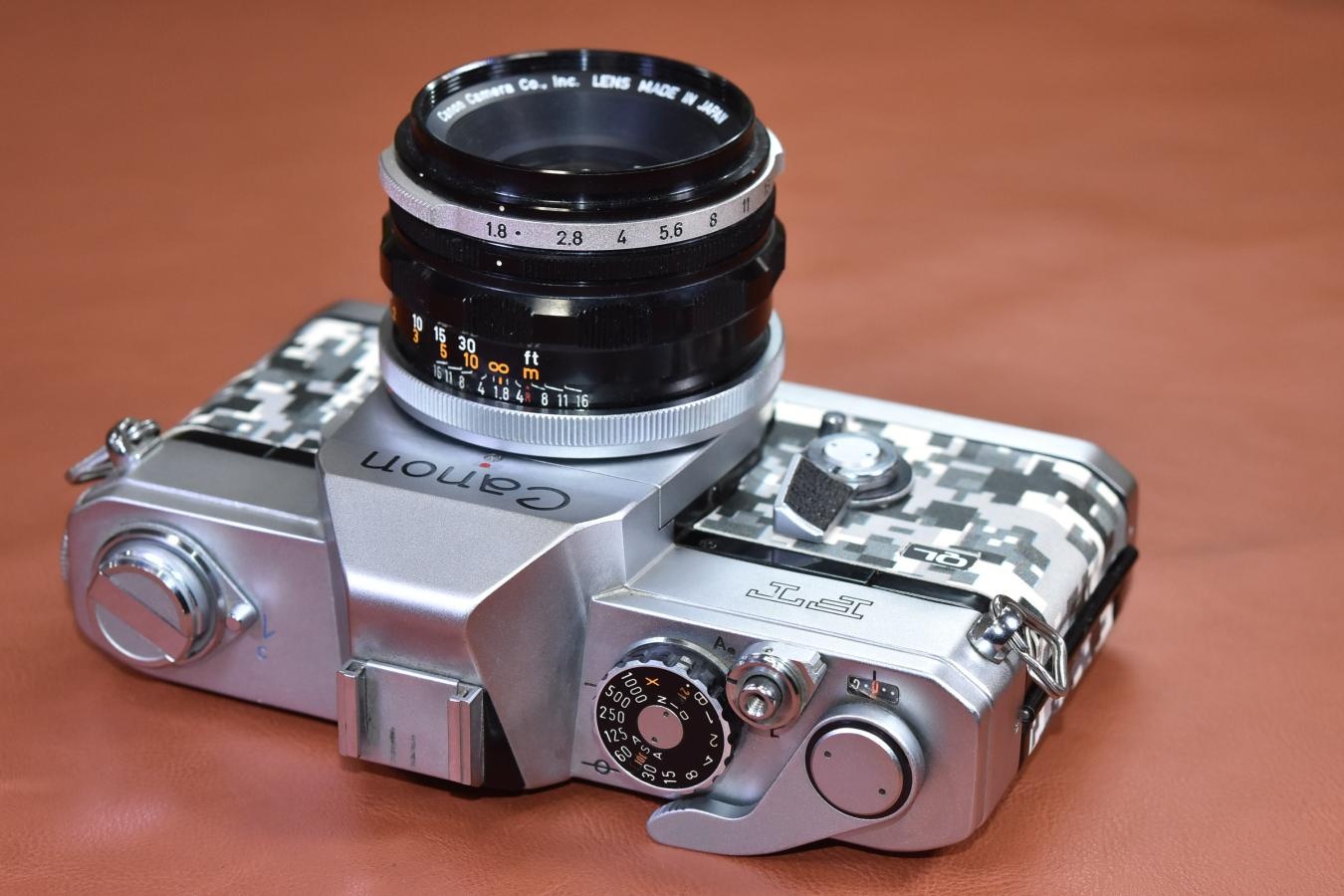 【リメイクカメラ】 Canon FT QL Silver  FL 50/1.8 付【モルト交換済】
