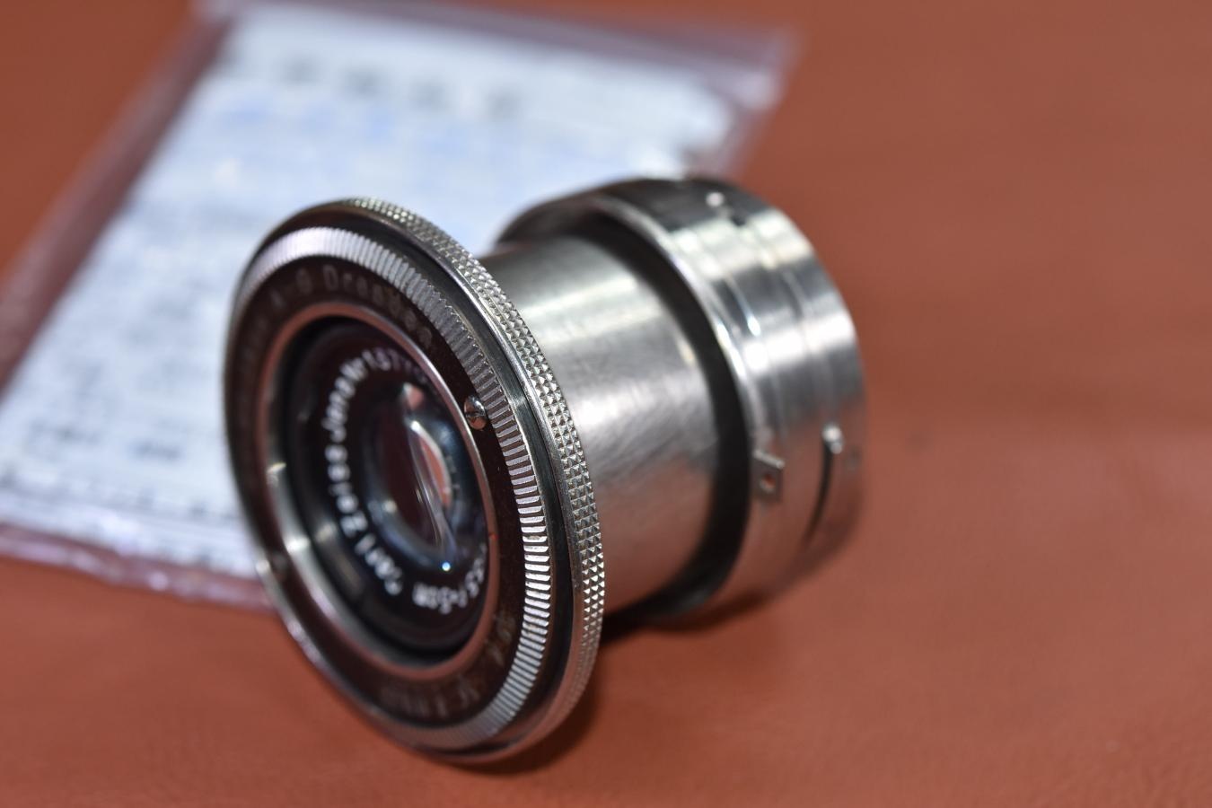 Carl Zeiss Jena Tessar 5cm F3.5 沈胴 Nickel  整備済【旧コンタックスマウントレンズ】