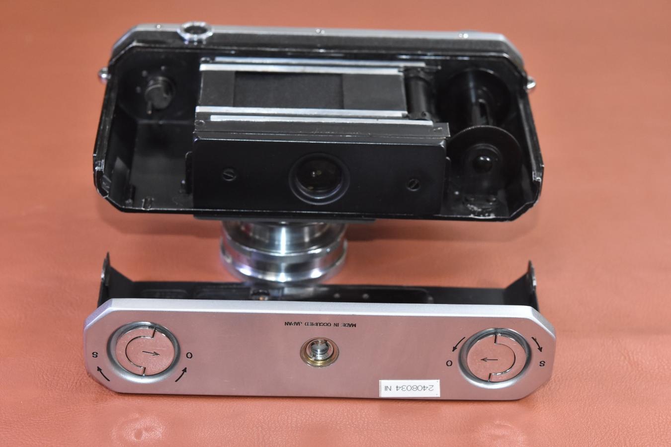 【コレクション向け・希 少】Nikon M型 前期型 NIKKOR-H・C 5cm F2 沈胴付(捨て番811) 【MADE IN OCCUPIED JAPAN ボディと裏蓋のシリアルナンバー一致 】