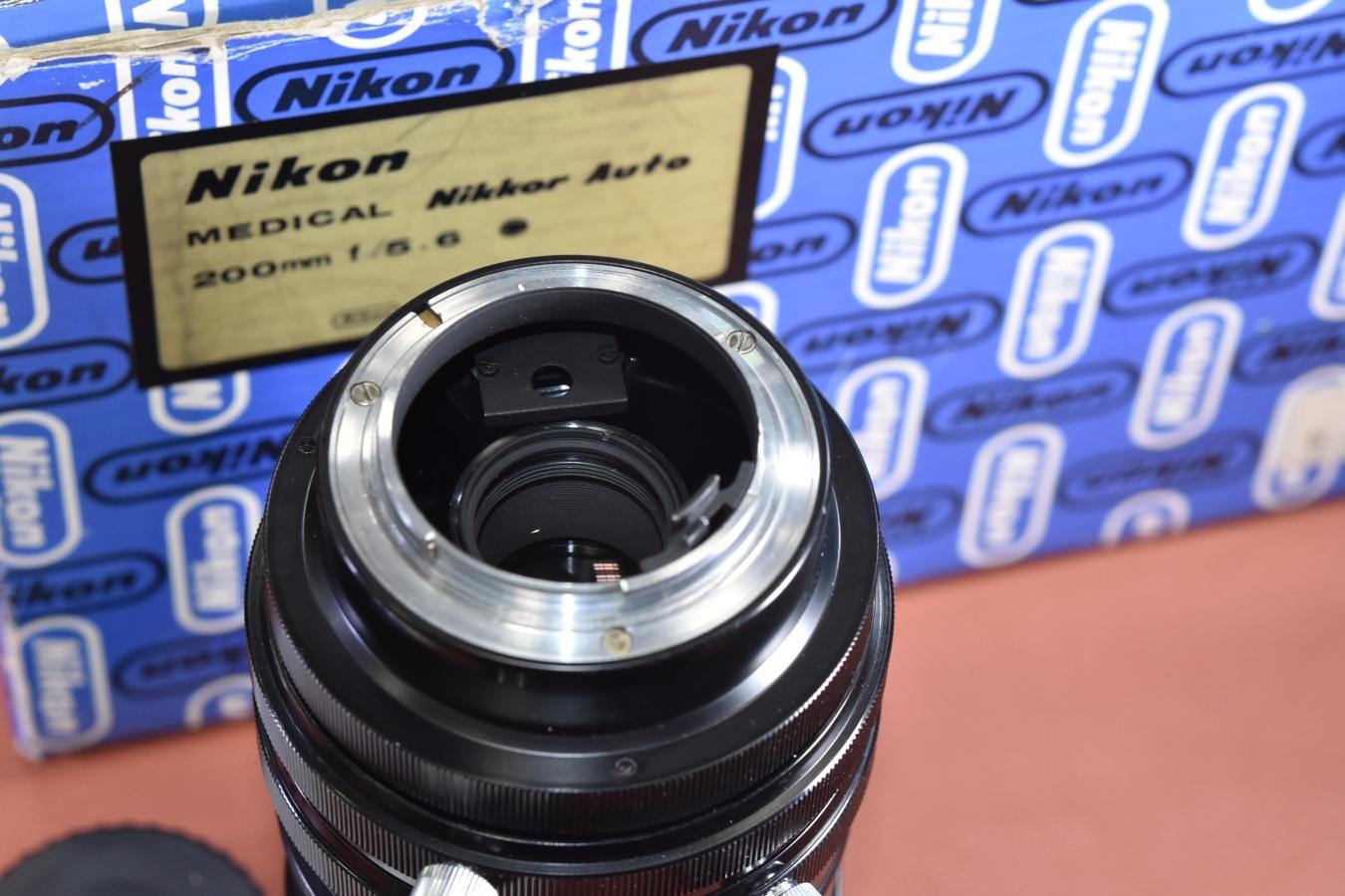 日本光学 Nippon Kogaku Medical-NIKKOR Auto 200mm F5.6 整備済 【アクセサリー類充実しいろいろ揃っています】