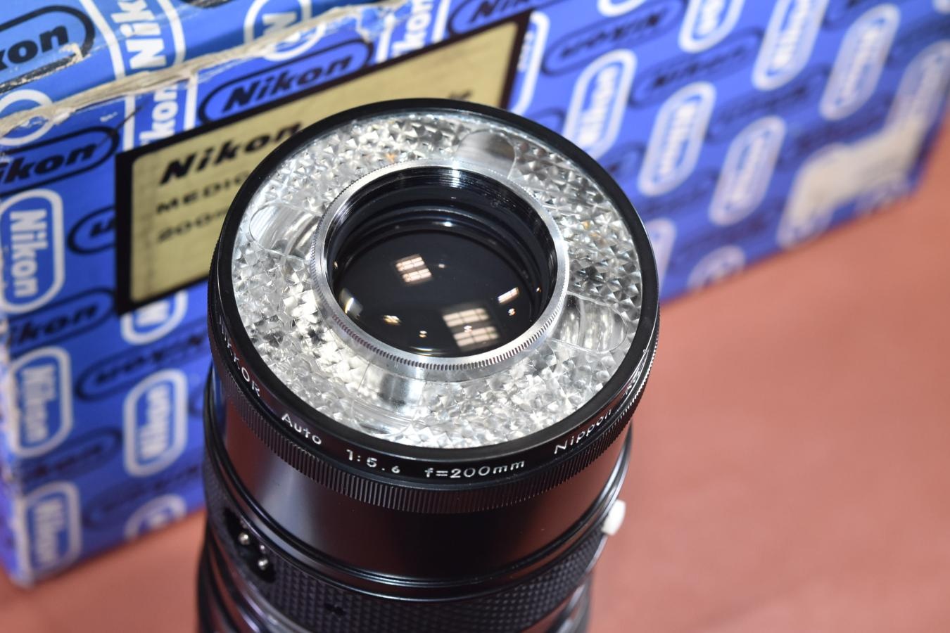 日本光学 Nippon Kogaku Medical-NIKKOR Auto 200mm F5.6 整備済 【アクセサリー類充実しいろいろ揃っています】