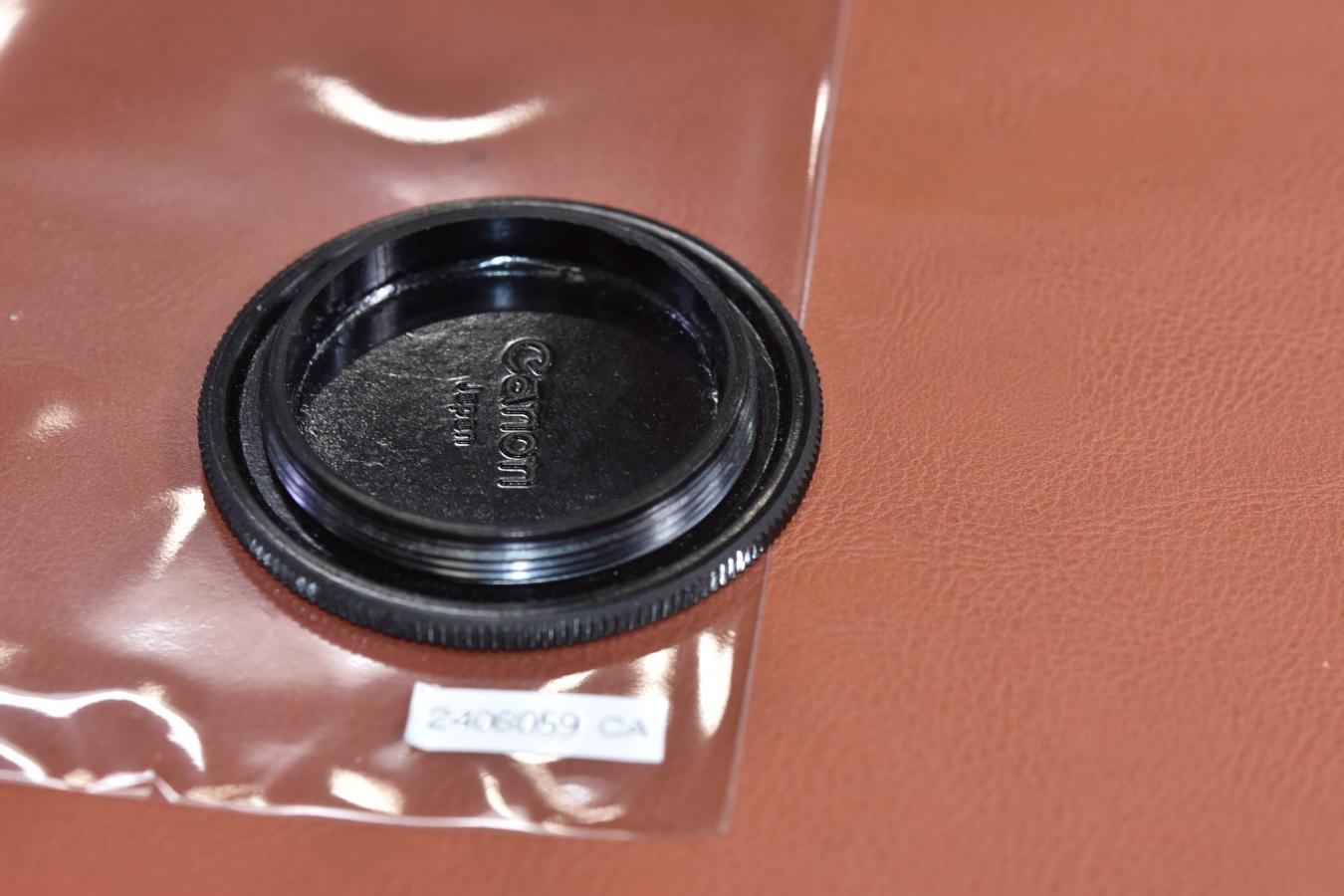 【希 少】Canonロゴ入りボディキャップ 【LEICA Lマウント用】
