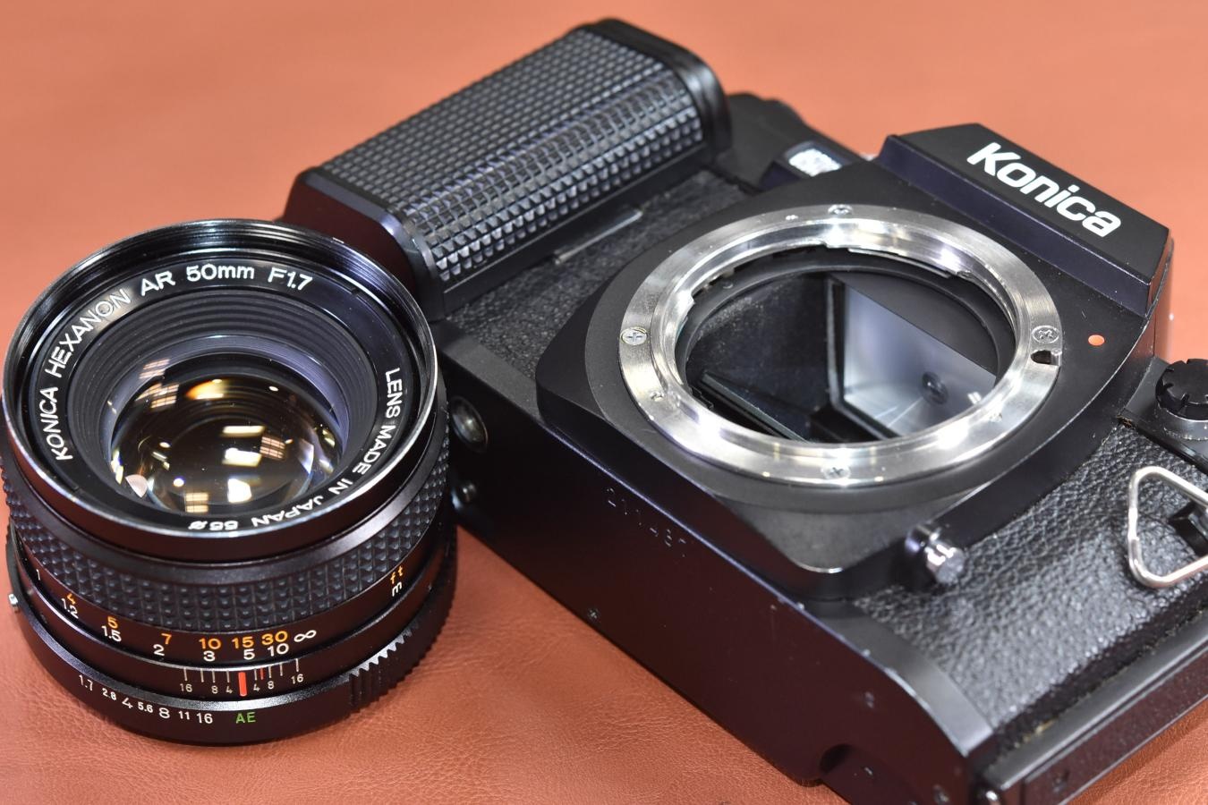 Konica FS-1 HEXANON AR 50mm F1.7付