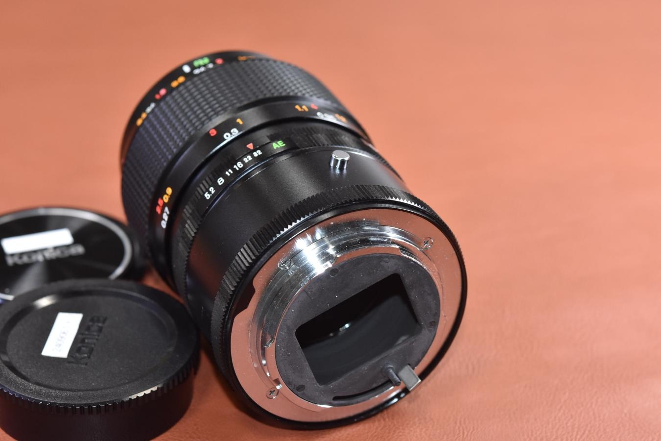 KONICA Macro-HEXANON AR 55mm F3.5 【MACRO LENS ADAPTER AR付】※キレイな物をお探しの方必見!!自信ありの逸品!!