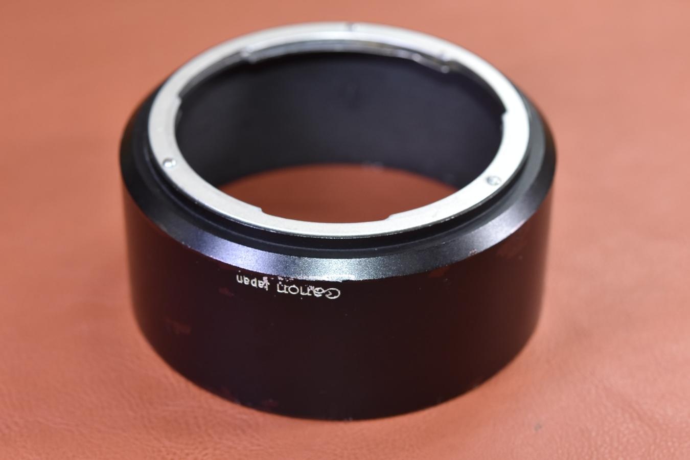 【絶版アクセサリー】Canon METAL HOOD BS-58 【Canon FD 55/1.2 用】