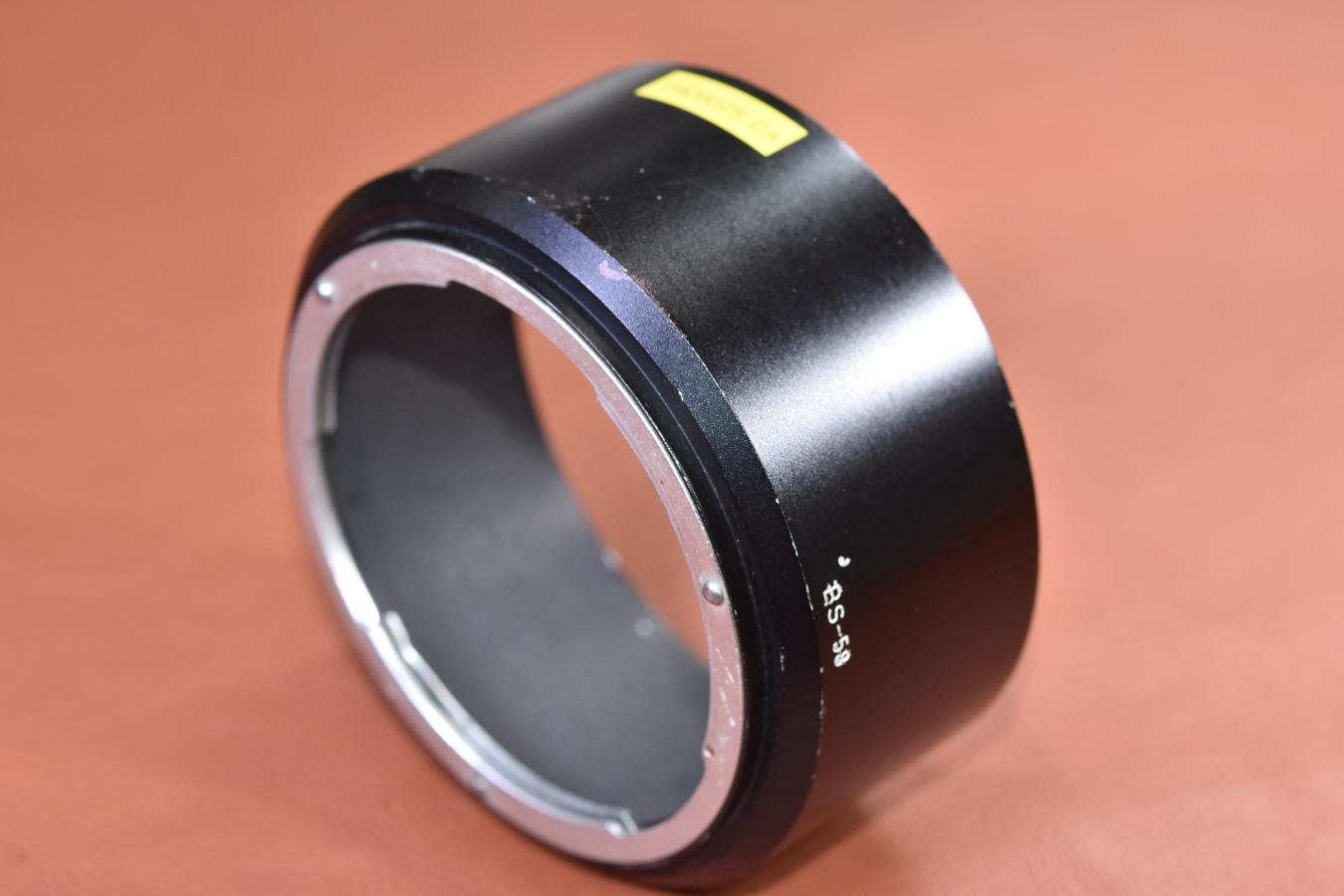 【絶版アクセサリー】Canon METAL HOOD BS-58 【Canon FD 55/1.2 用】
