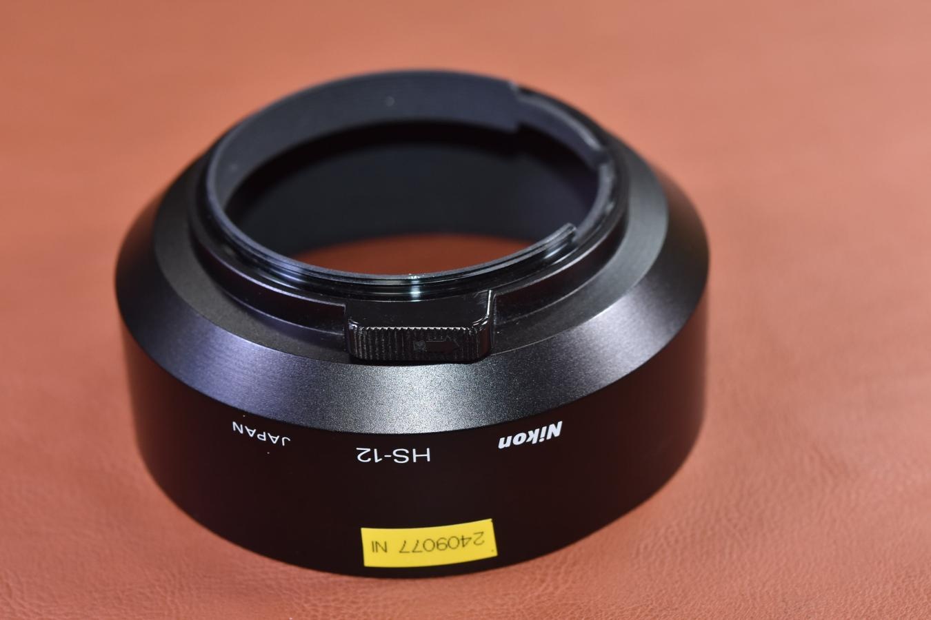 【絶版アクセサリー】Nikon METALHOOD HS-12 【Nikon Ai-S 50/1.2、Ai 50/1.2用】