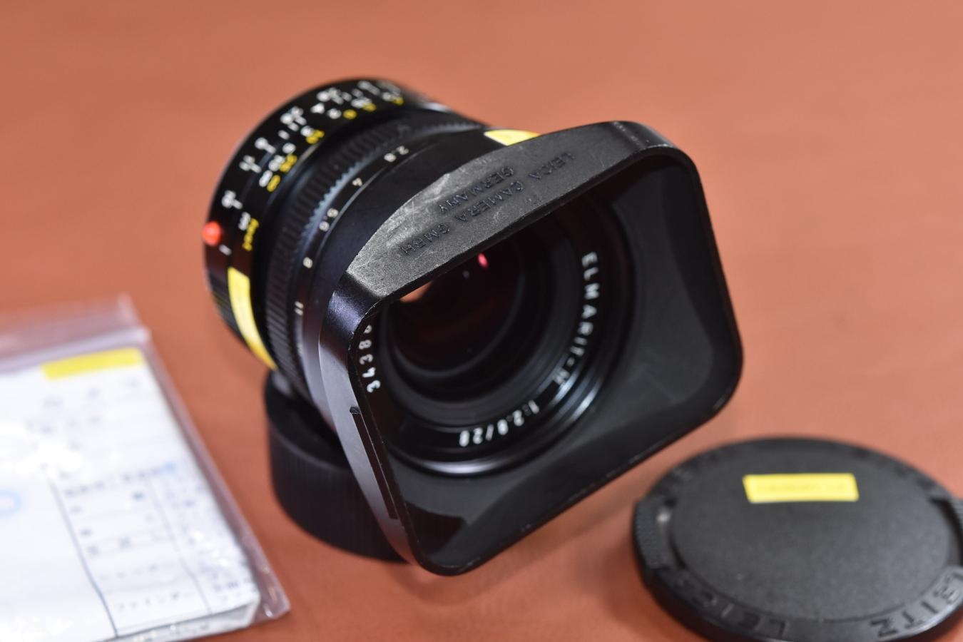 LEICA ELMARIT-M 28mm F2.8 第3世代 整備済 純正フード12536付 【343万台1987年製】