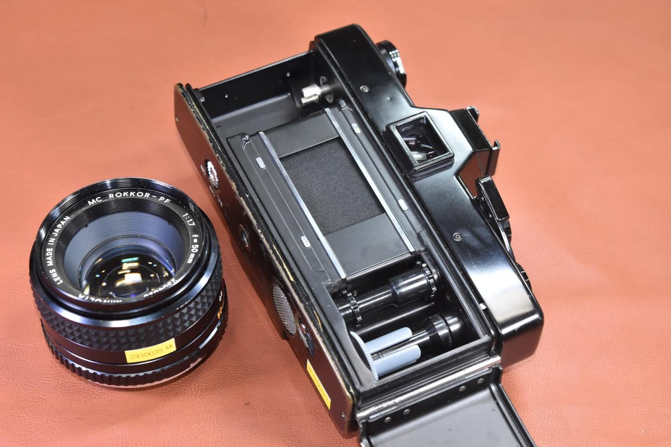 minolta SRT101 Black MC ROKKOR-PF 50/1.7付