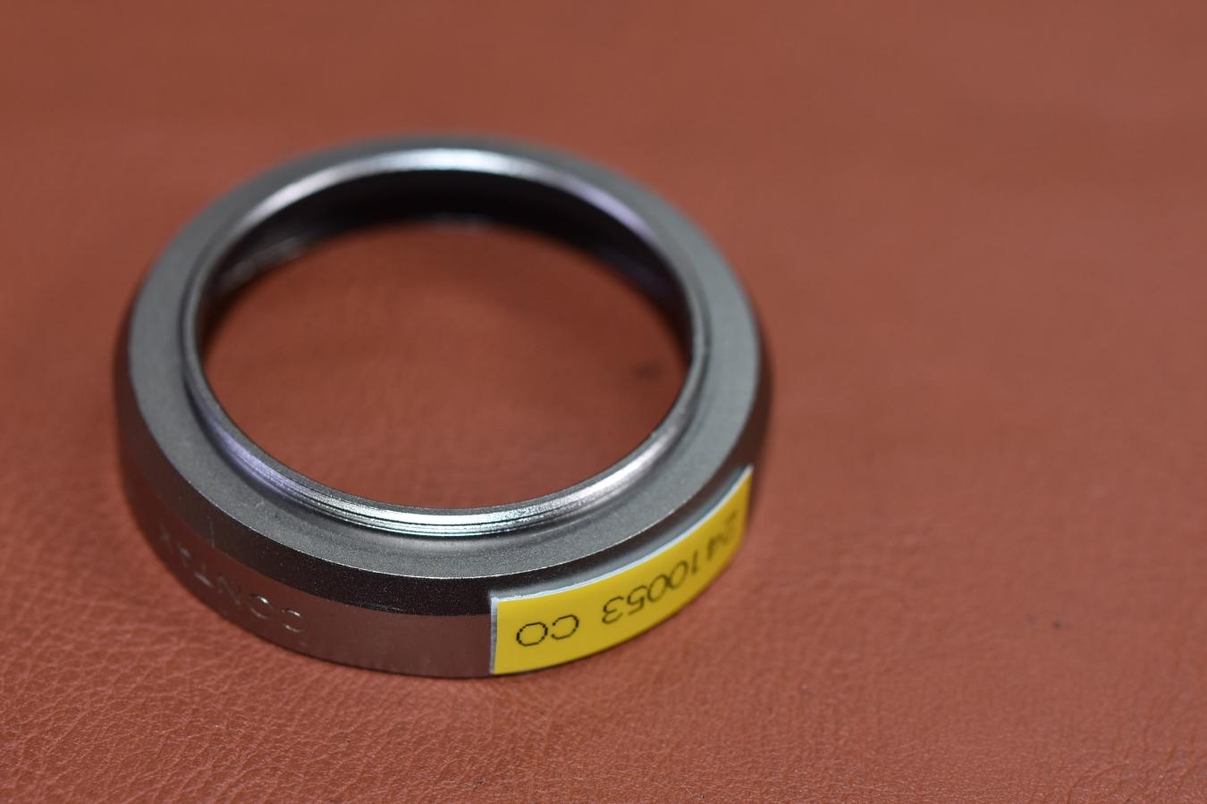 【希 少】CONTAX TVS II METAL HOOD Silver【CONTAX TVS、TVS II、T3等用】
