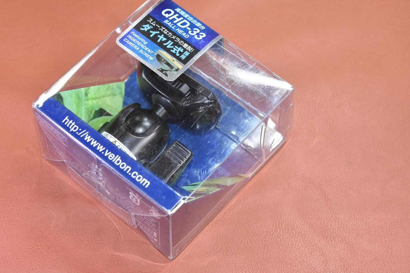 【アウトレット新品】Velbon QHD-33 自由雲台 【希望小売価格 (税込)8,536円より72％OFF数量限定特価】