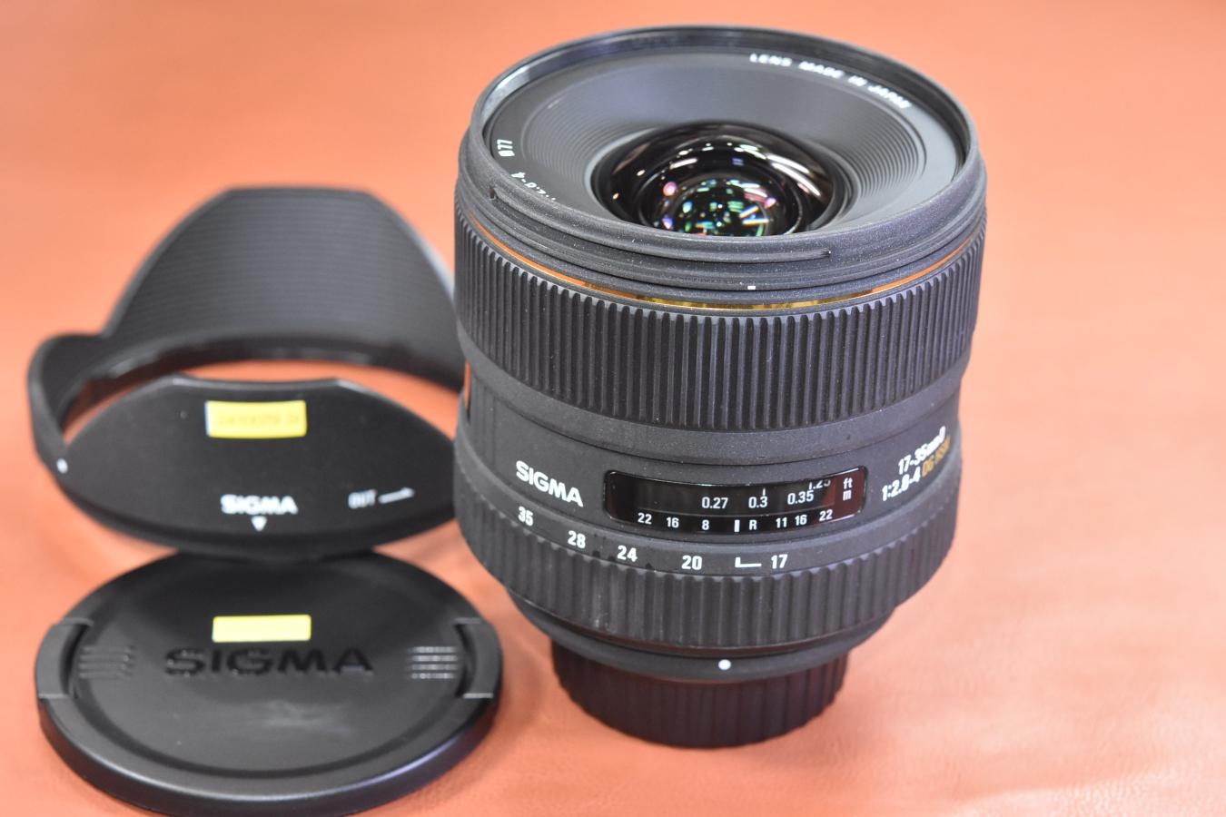 SIGMA 17-35mm F2.8-4 EX DG HSM 純正フード付 【Nikon用】