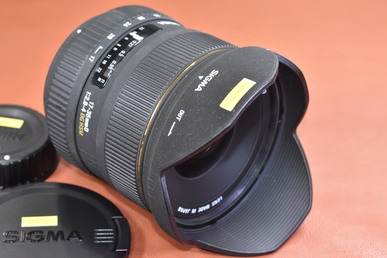 SIGMA 17-35mm F2.8-4 EX DG HSM 純正フード付 【Nikon用】