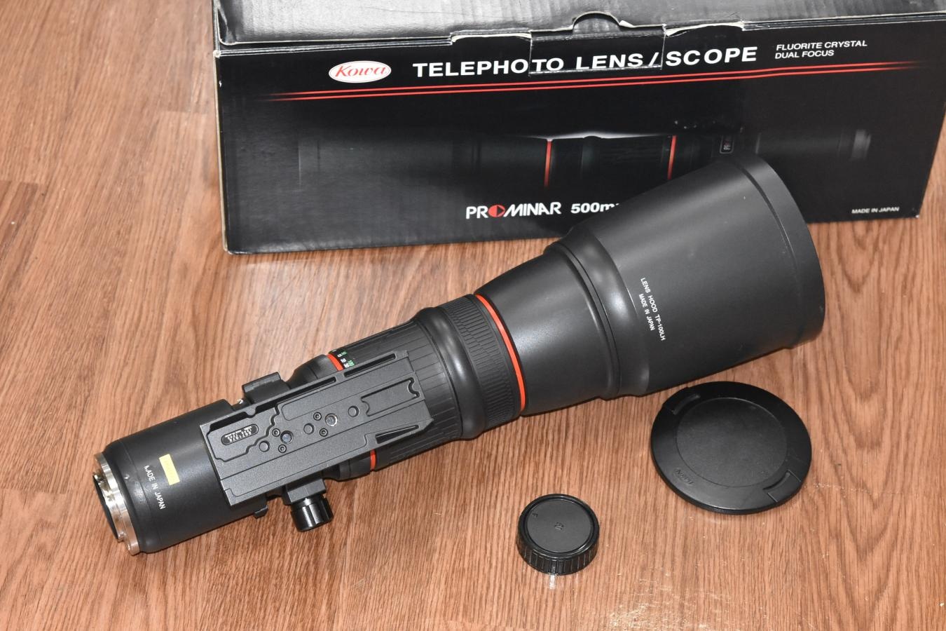 【希 少】Kowa PROMINAR 500mm F5.6 FL 標準キット(TX10付) 元箱付【Nikon用】