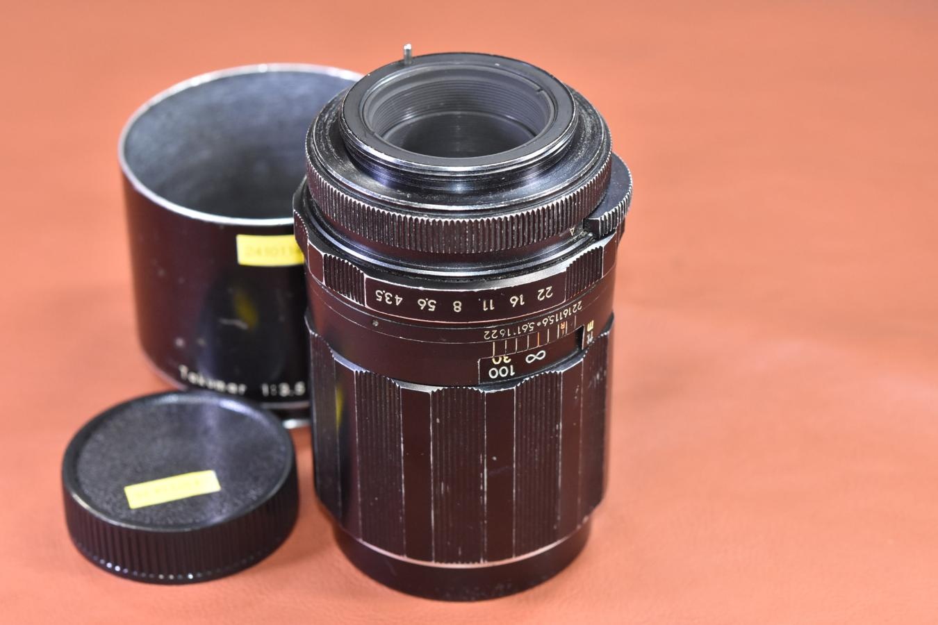 PENTAX Super-Takumar 135mm F3.5 初期型 純正メタルフード付 【M42マウントレンズ】※シリアルナンバーに注目!!71番目