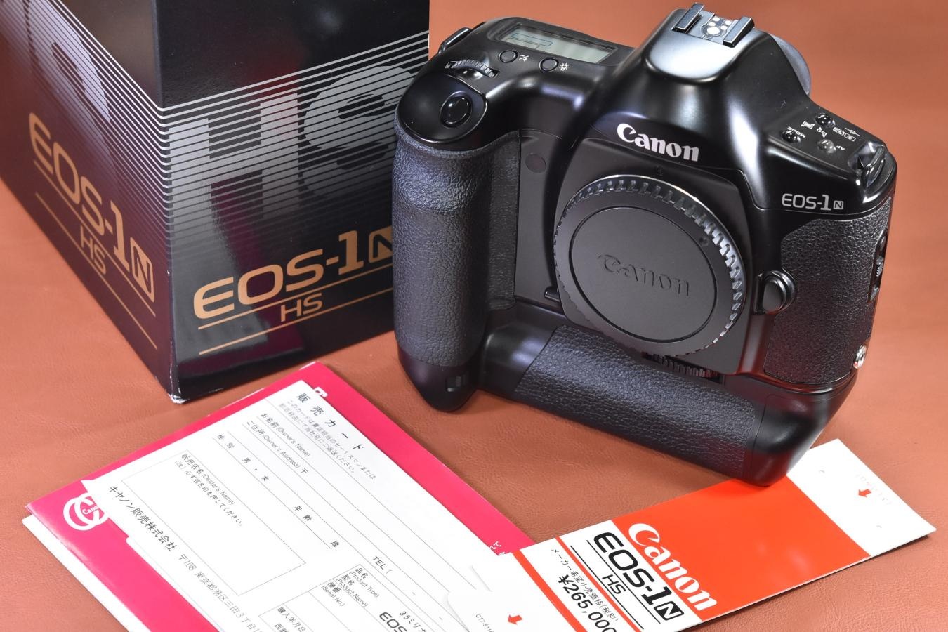 【コレクション向け】Canon EOS-1NHS  元箱付一式【キレイな物をお探しの方必見!!自信ありの逸品!!】