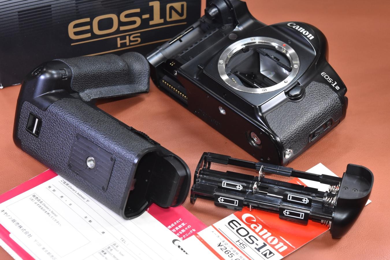 【コレクション向け】Canon EOS-1NHS  元箱付一式【キレイな物をお探しの方必見!!自信ありの逸品!!】